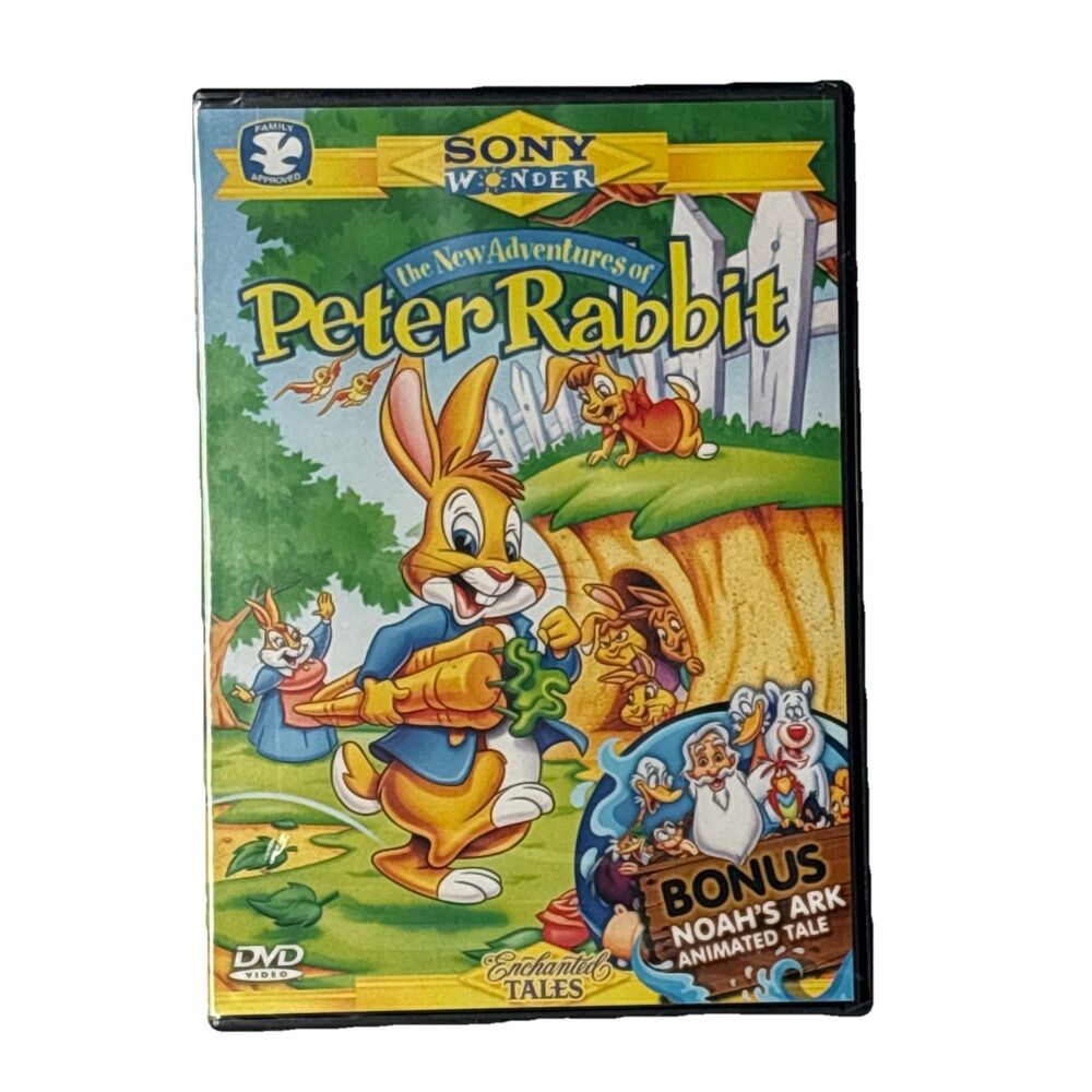 The New Adventures of Peter Rabbit 1994 DVD 51460 Brand New Fun Kids Animation